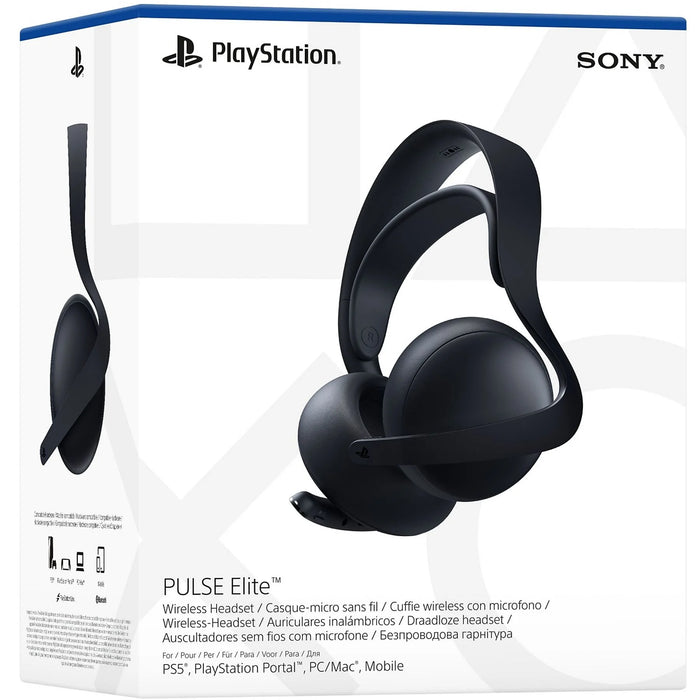 SONY PS5 Cuffie Pulse Elite con Microfono Midnight Black