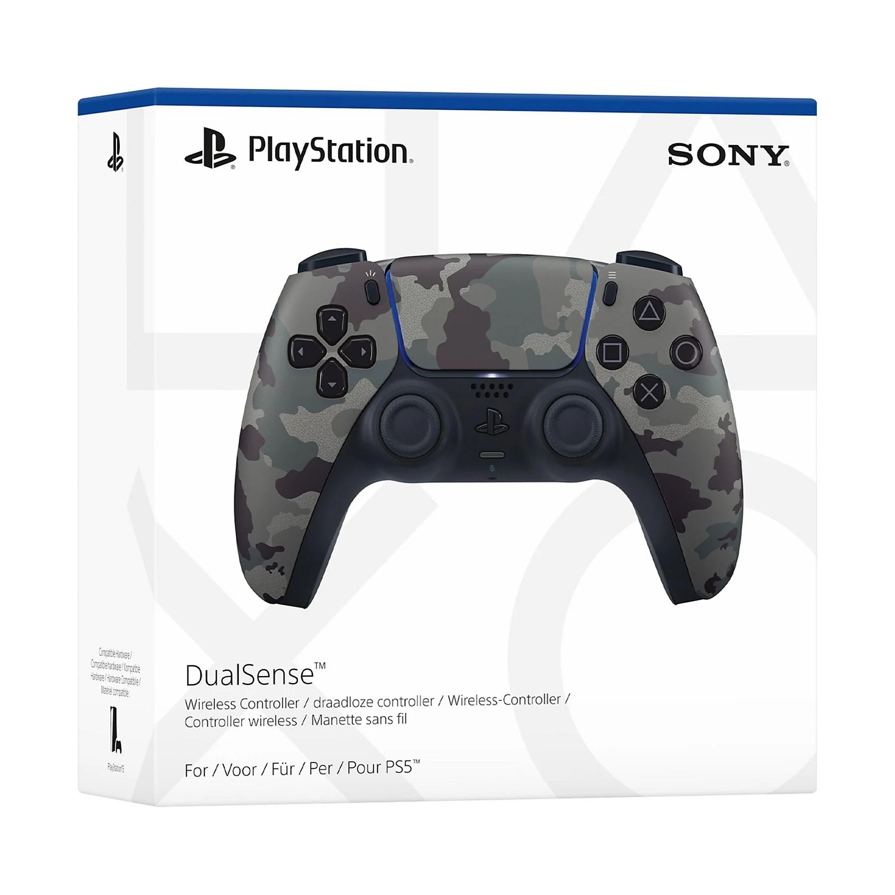 SONY PS5 Controller Wireless DualSense Grey Camouflage