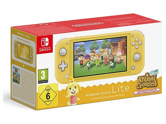 NINTENDO Switch Lite Gialla + Animal Crossing New Horizons