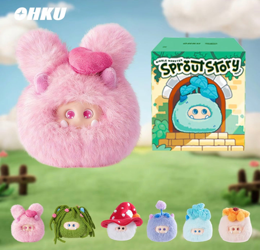 OHKU GIGGLE Monster Sprout Story Series Plush Blind Box