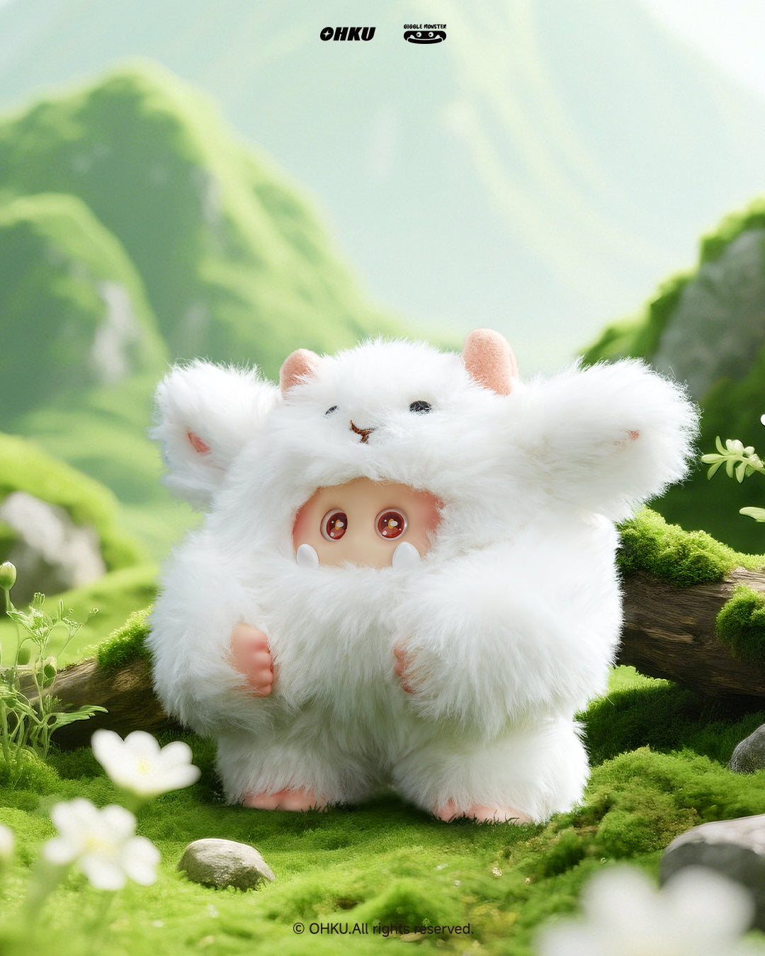 OHKU Giggle Monster Furry Forest V2 Blind Box 2+1 Gratis