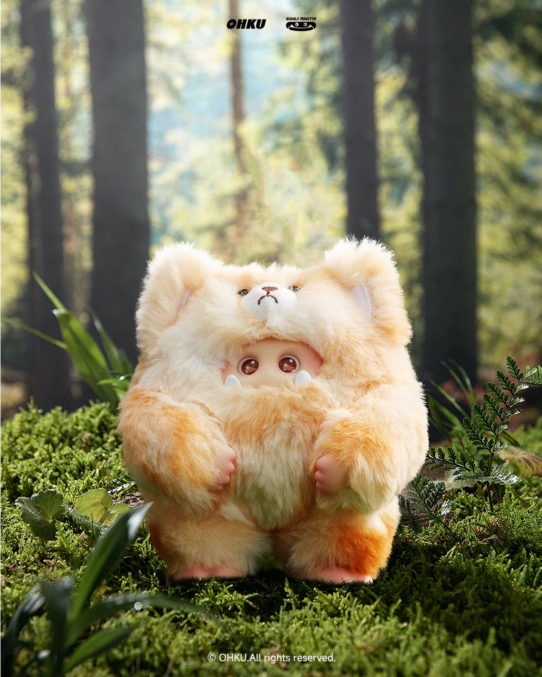 OHKU Giggle Monster Furry Forest V2 Blind Box 2+1 Gratis