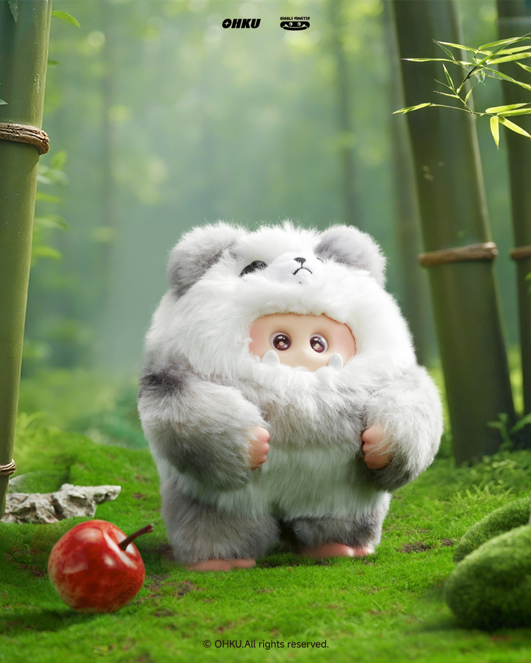 OHKU Giggle Monster Furry Forest V2 Blind Box 2+1 Gratis