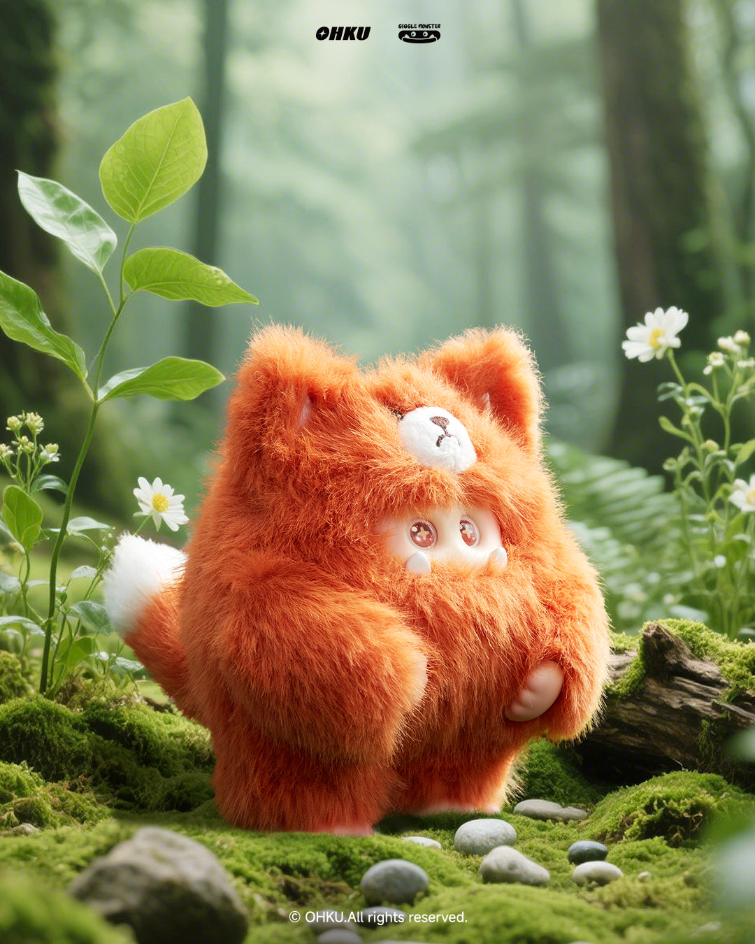 OHKU Giggle Monster Furry Forest V2 Blind Box 2+1 Gratis