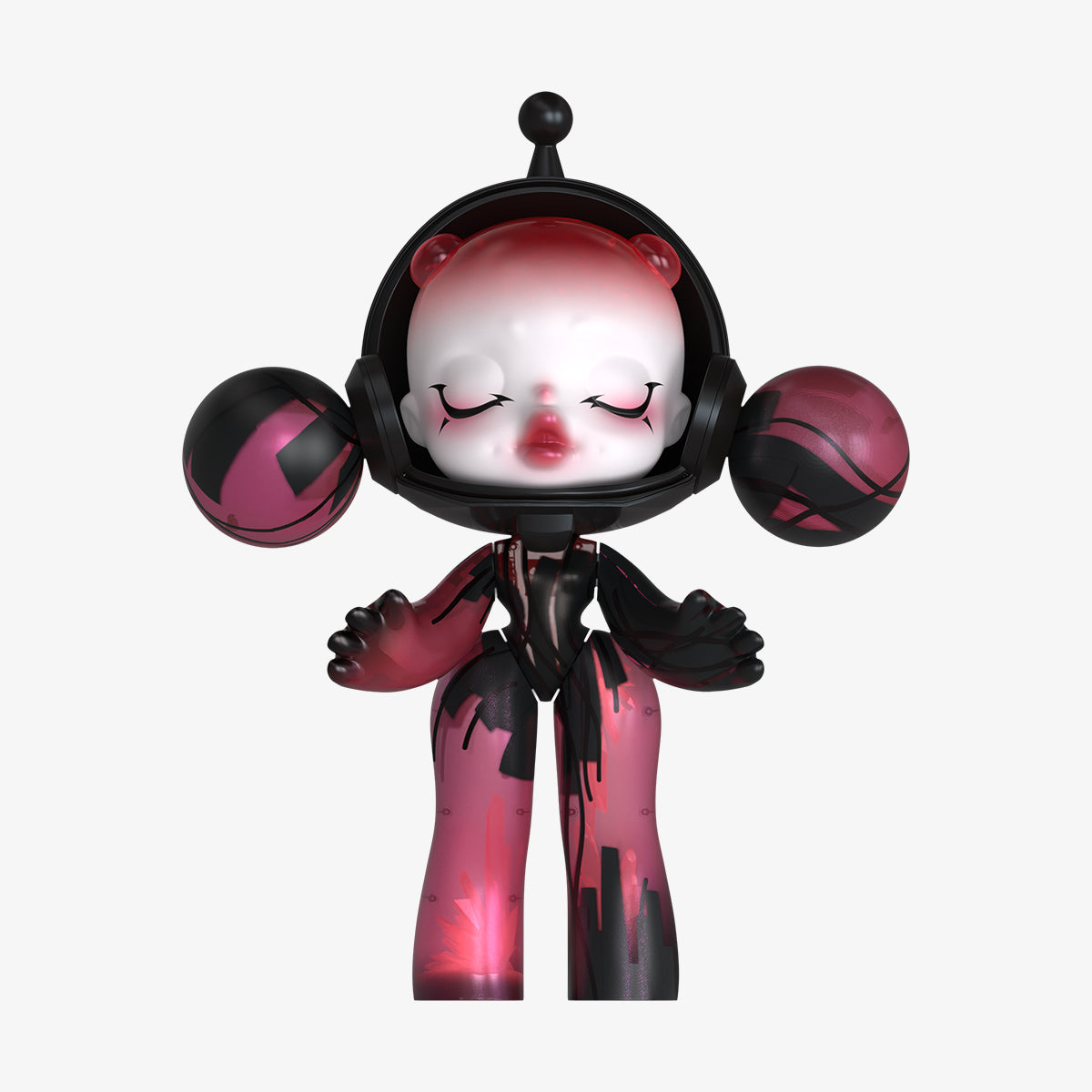 POP MART MEGA a SKULLPANDA 400% Red Crystal (EXCLUSIVE)