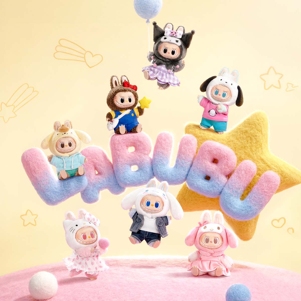 THE MONSTERS × Hello Kitty and Friends Series (Blind Box)