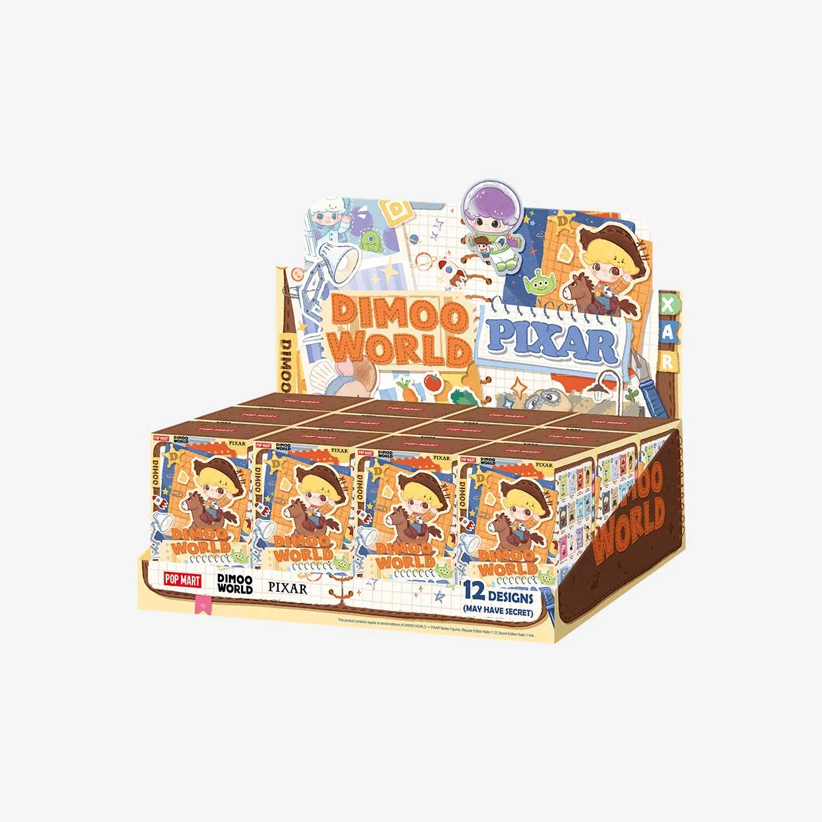 POP MART - DIMOO WORLD × PIXAR Series Figures